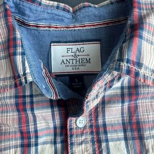 Flag & Anthem Long Sleeve Snap Shirt